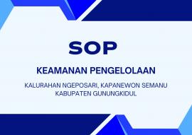 SOP Keamanan pengelolaan